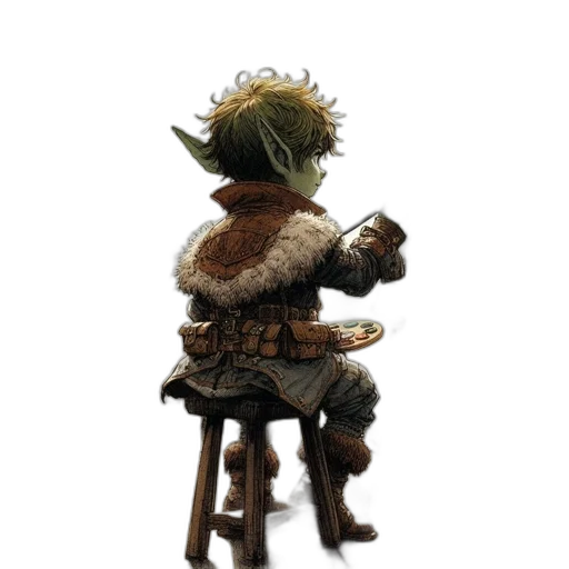 staff, jacket, mask, hat transparent PNG cut-out