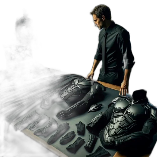 jacket, concept art, comic book art, photorealistic transparent PNG cut-out