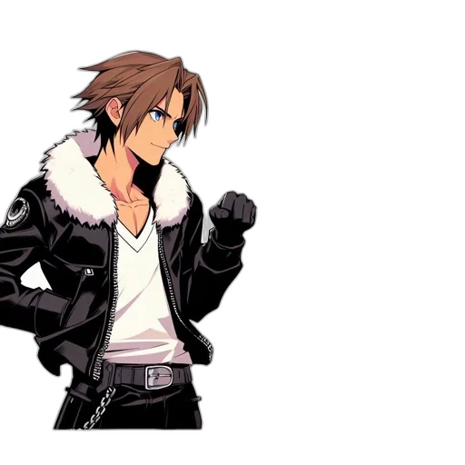 jacket, weapon, sword, pixel art transparent PNG cut-out