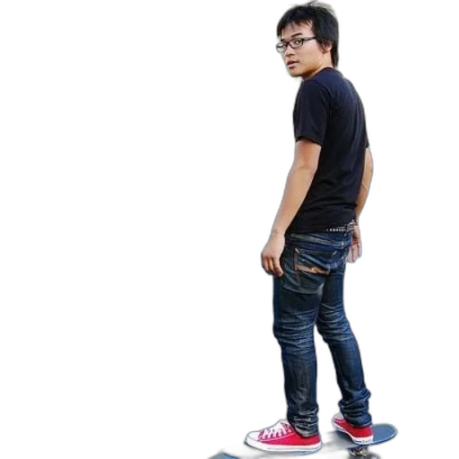 staff, shoes, jacket, robot transparent PNG cut-out