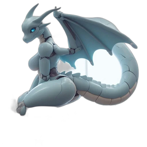 dragon, animal, creature, sword transparent PNG cut-out