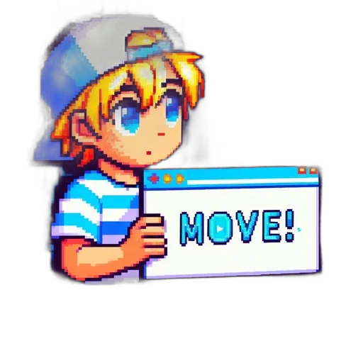 hat, pixel art, vaporwave, anime transparent PNG cut-out