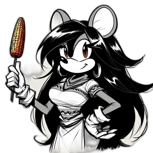 staff, weapon, hair, animal transparent PNG cut-out