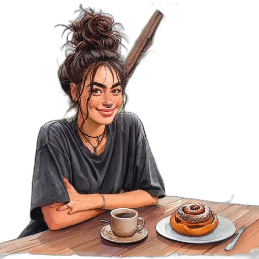 food, staff, weapon, face transparent PNG cut-out