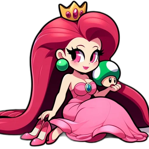 crown, dress, pixel art, concept art transparent PNG cut-out