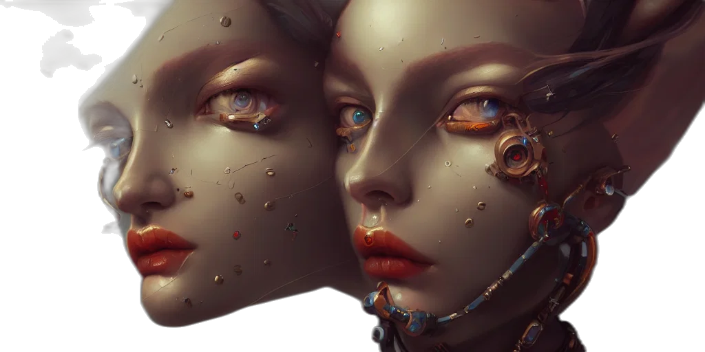 mask, robot, jewelry, face transparent PNG cut-out