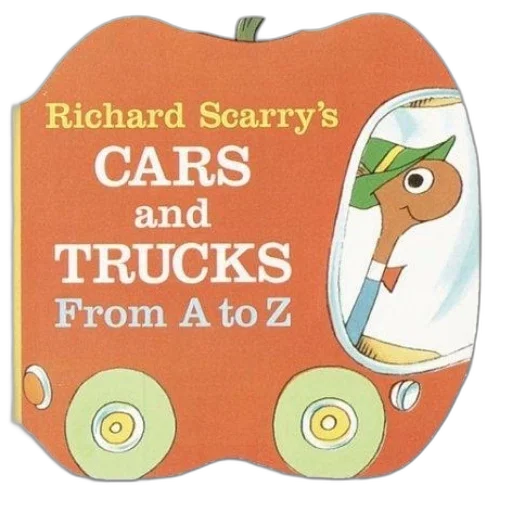 car, richard, scarry, cars transparent PNG cut-out