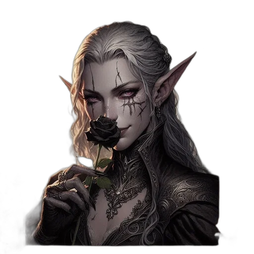 face, mask, flower, dragon transparent PNG cut-out