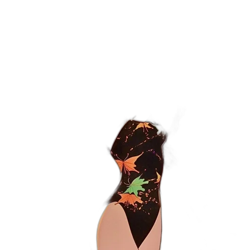 dress, hair, hat, shoes transparent PNG cut-out