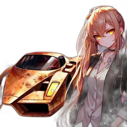 car, weapon, jacket, robot transparent PNG cut-out