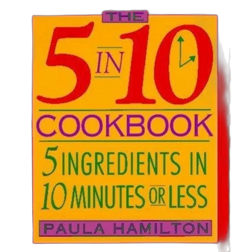 cookbook, ingredients, minutes, less transparent PNG cut-out