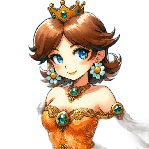crown, jewelry, dress, staff transparent PNG cut-out