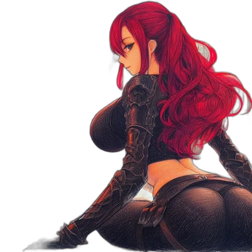 dress, weapon, jacket, fantasy art transparent PNG cut-out