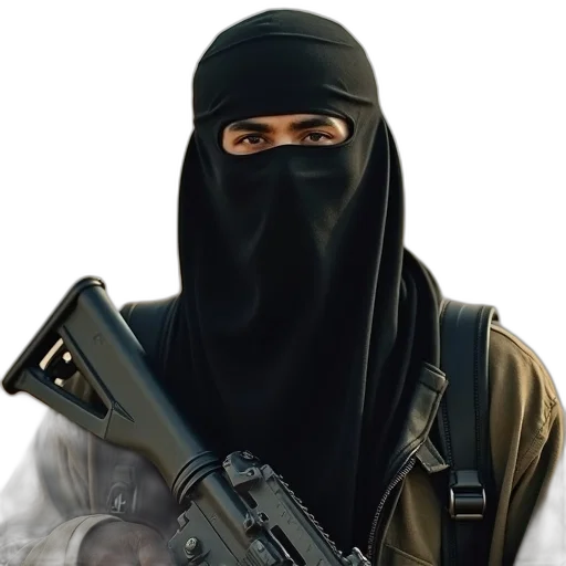 weapon, mask, face, staff transparent PNG cut-out