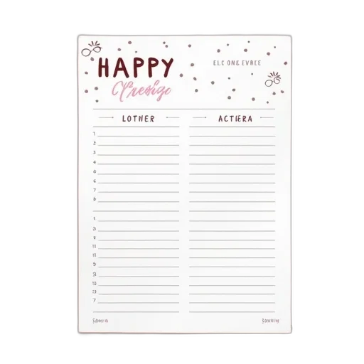 free, happy, planner, printables transparent PNG cut-out