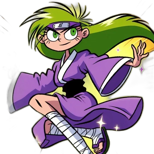 staff, dress, anime, cartoon transparent PNG cut-out