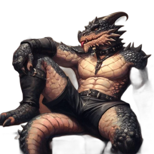 dragon, creature, animal, staff transparent PNG cut-out