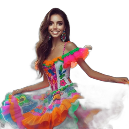 dress, fantasy art, photorealistic, concept art transparent PNG cut-out