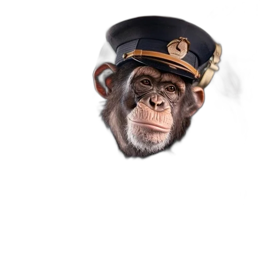 animal, hat, staff, face transparent PNG cut-out