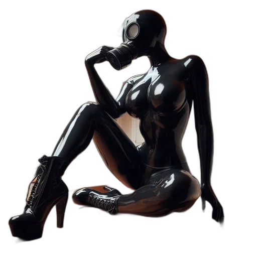 mask, robot, dress, jewelry transparent PNG cut-out