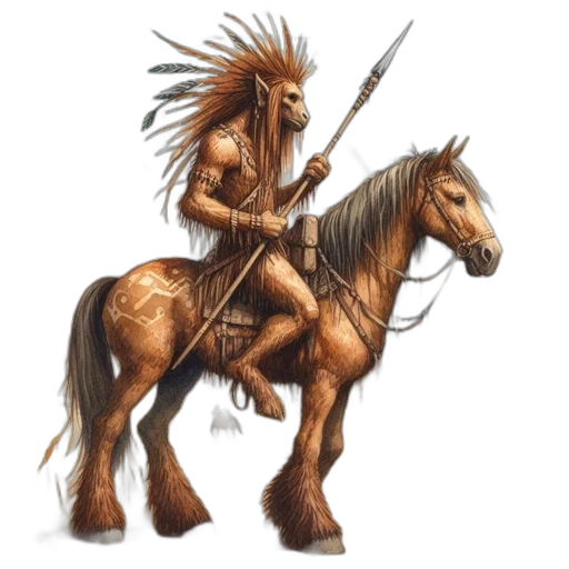 animal, staff, weapon, hair transparent PNG cut-out