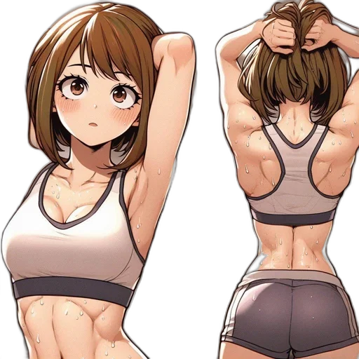 anime, concept art, cartoon, watercolor transparent PNG cut-out