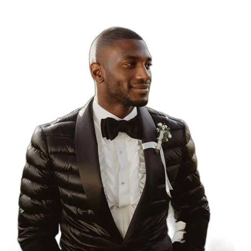 jacket, staff, man, wearing transparent PNG cut-out