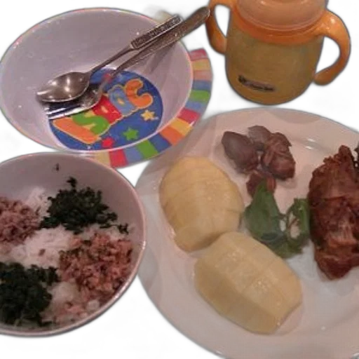 food, plate, meat, potatoes transparent PNG cut-out
