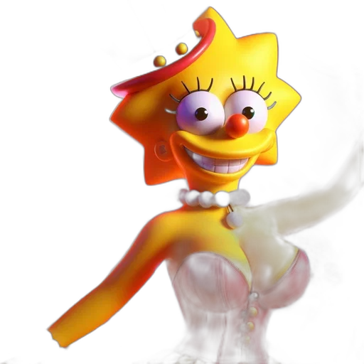staff, crown, flower, creature transparent PNG cut-out