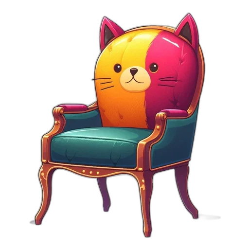 furniture, staff, animal, crown transparent PNG cut-out