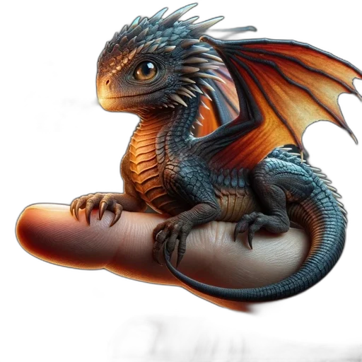 dragon, sword, creature, animal transparent PNG cut-out