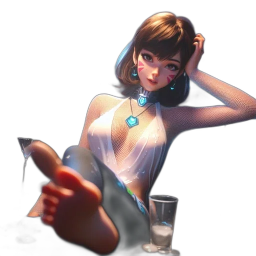 robot, dress, jewelry, staff transparent PNG cut-out