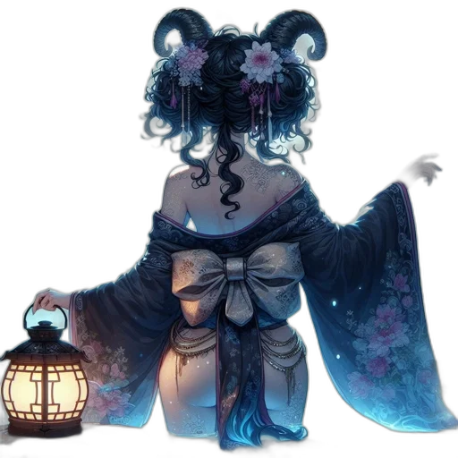 mask, staff, creature, dress transparent PNG cut-out