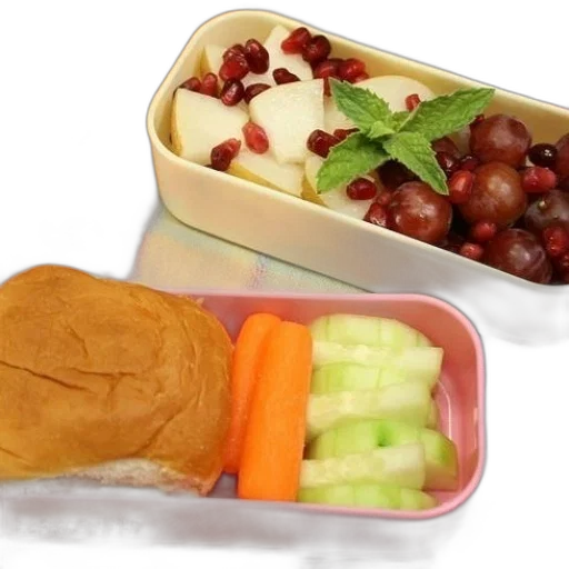 food, colorful, bento, box transparent PNG cut-out