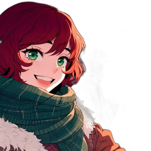 jacket, weapon, face, anime transparent PNG cut-out