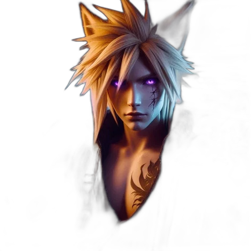 mask, face, creature, staff transparent PNG cut-out