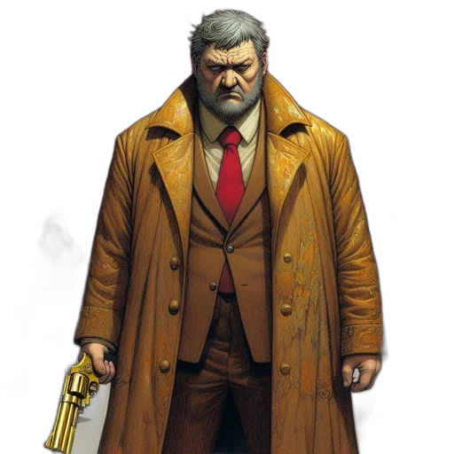 jacket, concept art, comic book art, cyberpunk transparent PNG cut-out
