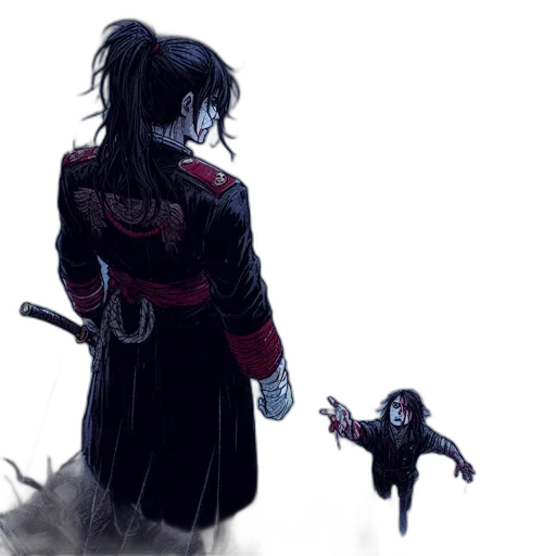 weapon, staff, sword, creature transparent PNG cut-out