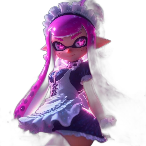 dress, weapon, staff, mask transparent PNG cut-out