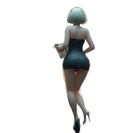 dress, robot, staff, jacket transparent PNG cut-out