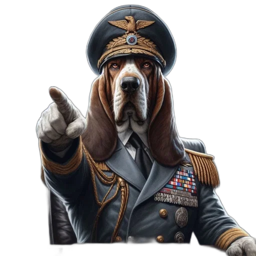 animal, staff, hat, jacket transparent PNG cut-out