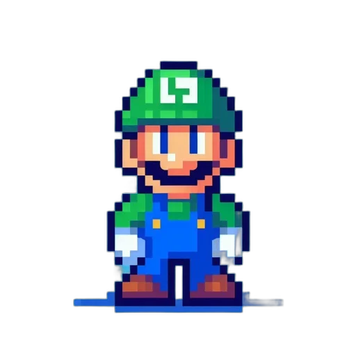 staff, hat, sword, pixel art transparent PNG cut-out