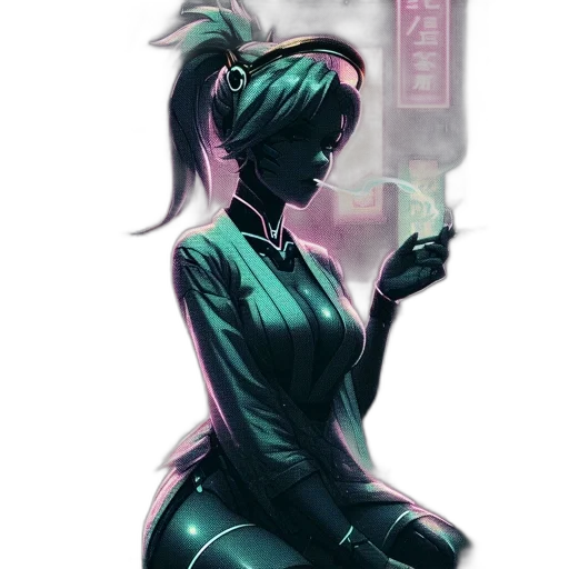 staff, dress, jacket, robot transparent PNG cut-out
