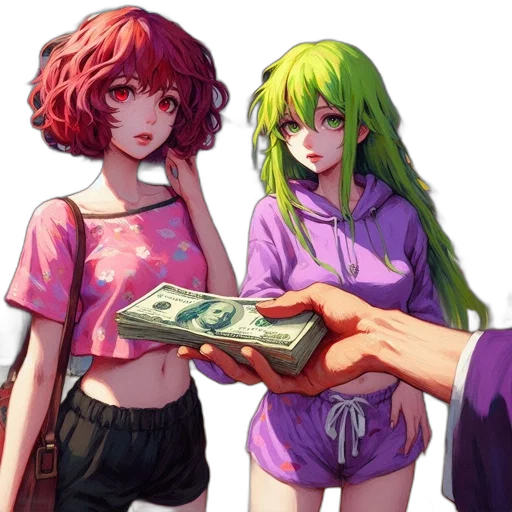 weapon, food, vaporwave, anime transparent PNG cut-out
