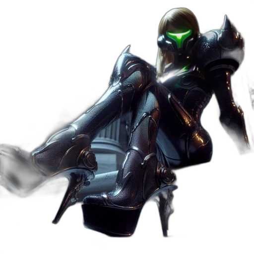 robot, weapon, concept art, cyberpunk transparent PNG cut-out