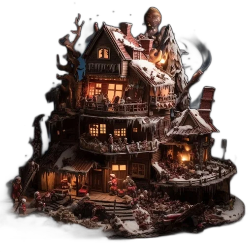 concept art, 3d render, fantasy art, fire transparent PNG cut-out