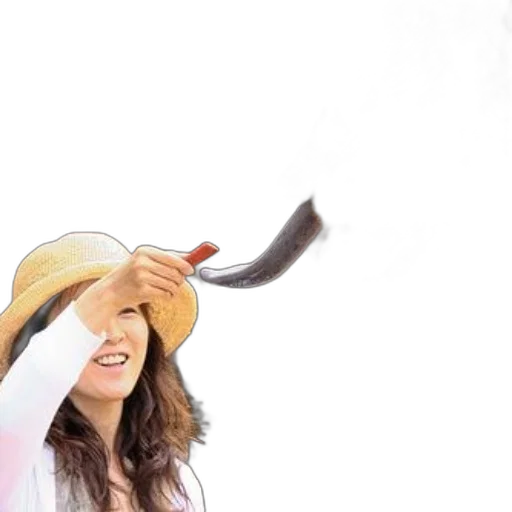 hat, staff, hair, weapon transparent PNG cut-out