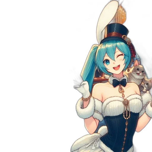 staff, hat, weapon, dress transparent PNG cut-out
