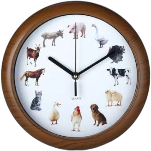 photorealistic, round, wall, clock transparent PNG cut-out