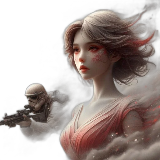 weapon, fantasy art, concept art, photorealistic transparent PNG cut-out